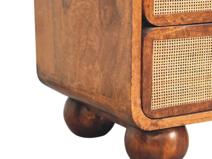 Larissa - 2 Drawer Nightstand - Brown