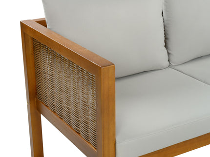2 Piece Outdoor Armchair Set With Cushion