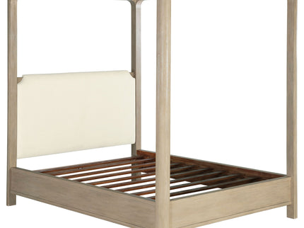 Flores - Eastern King Canopy Bed - Mango Color
