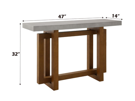 Keven - Faux Concrete Top Table