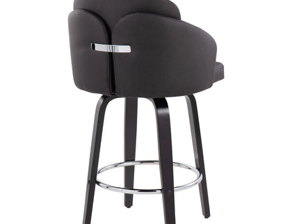 Dahlia - Contemporary Counter Stool Round Footrest (Set of 2)