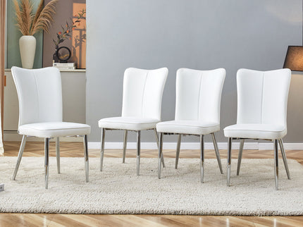 Minimalist Style Minimalist Dining Chairs With Metal Legs