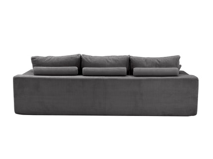 L Shaped Sectional Sofa, Full Compression 3 Seater Cloud Couch With Chaise