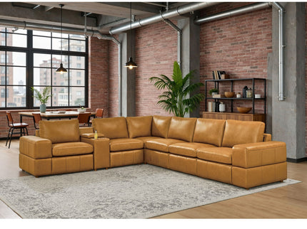 Modular Sectional With Large Square Arms