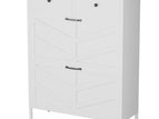 White / 2 Flip Drawers