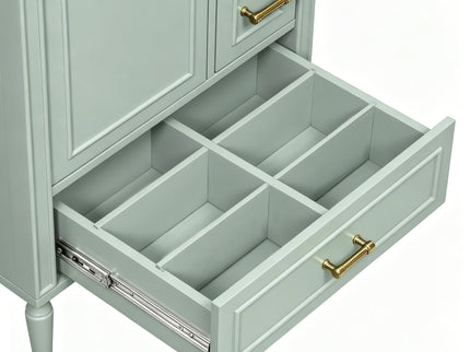 Modern Bathroom Vanity With Sink, Soft Close Doors, 3 Drawers