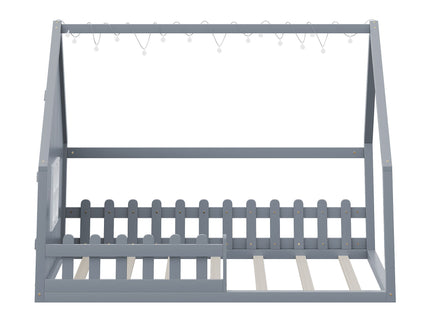 House Bed With Window And Fence