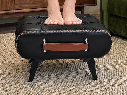 Minimalist Footstool With Hidden Storage