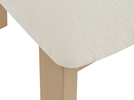 Modern Upholstered Armless Dining Chairs With Metal Legs