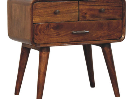 Avora - 3 Drawer Nightstand - Brown