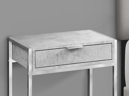 Accent Side Table, Storage Drawer, Spacious Tabletop