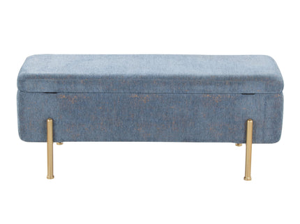 Daniella - Contemporary Bench - Gold / Blue