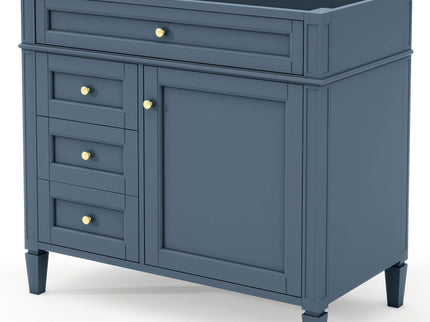 Bathroom Vanity With 2 Drawers And Tip-Out Drawer, Storage Cabinet