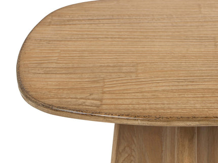 Clarence - Rectangular End Table - Antique Brown