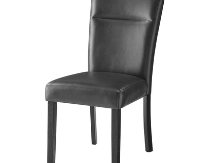 Olga - Dining Chair Set (Set of 2) - Charcoal Black