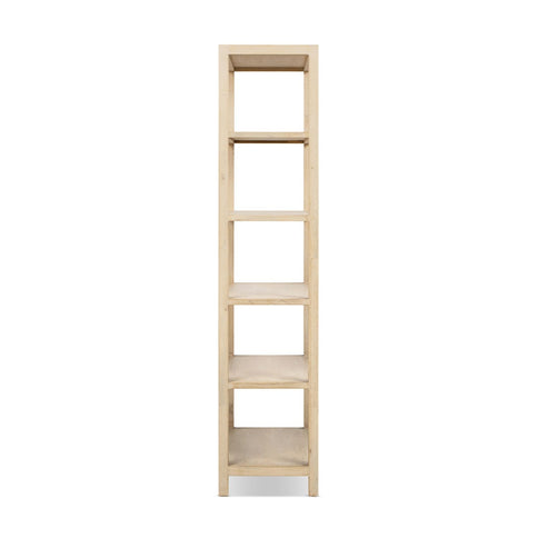 Ellis - 5 Shelf Open Frame Bookcase - Natural