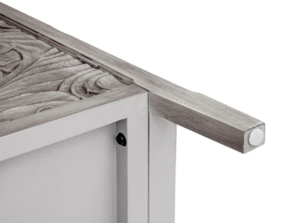 2 Door Cabinet, Suitable For Bedroom - Light Gray