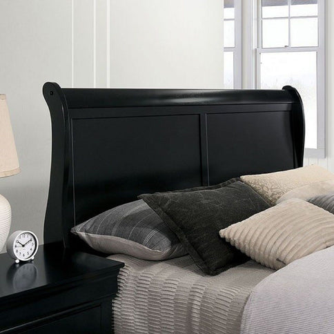 Louis Phillipe Sleigh Bed