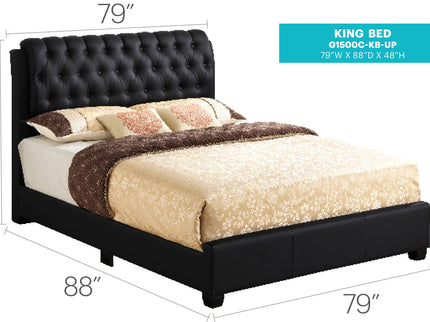 Tufted Upholstered Bed