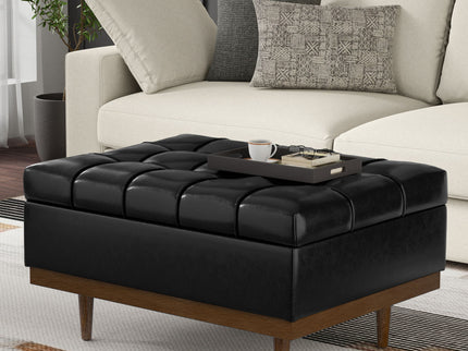 Mariah - Upholstered Lift Top Table Storage Ottoman