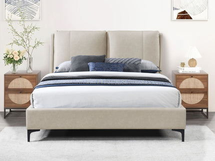 Fully Upholstered Bed