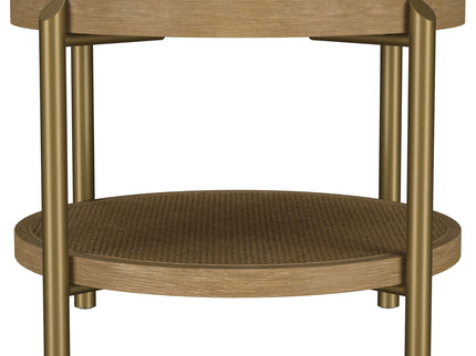 Benson - Round Table With Storage Shelf