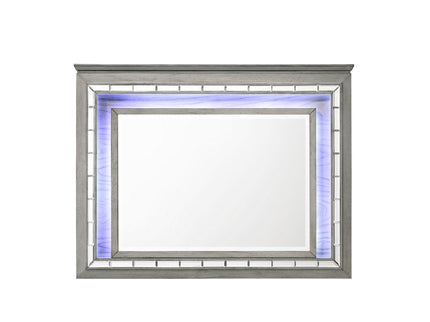 Antares - Mirror With LED - Light Gray