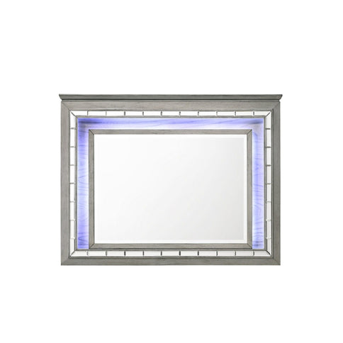 Antares - Mirror With LED - Light Gray