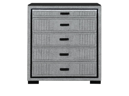 Isaiah - Upholstered Chest With LED Lighting