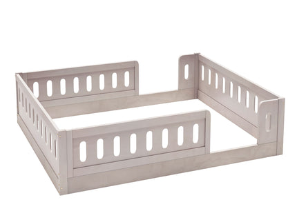 Platform Bed With Guardrail