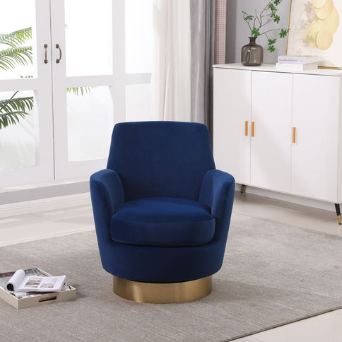 Teddy Swivel Barrel Chair, Swivel Accent Chairs Armchair For Living Room