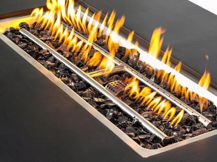 Propane / Natural Gas Fire Pit Table, 50,000 BTU - Charcoal