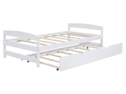 Platform Bed With Trundle