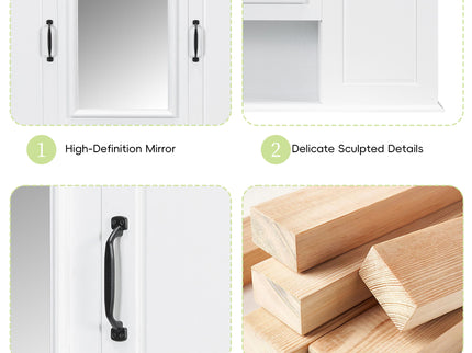 Modern Wall Mounted Medicine Cabinet With Mirror