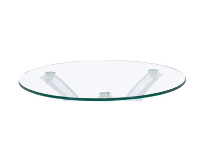 Bailey - Round Top Side Table - Clear