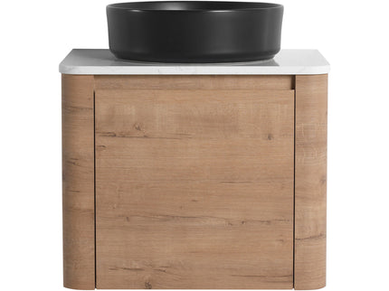 Wall Mounted Bathroom Vanity & Art Sink & 1 Soft Close Door