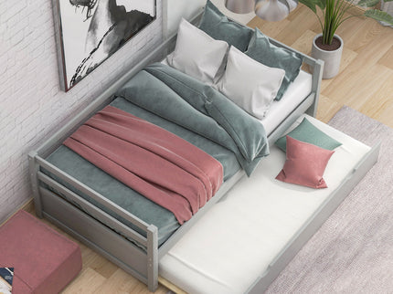 Twin Daybed With Trundle Frame Set