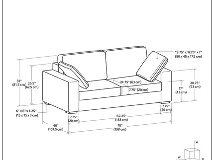 Charlie - Deep Seater Sofa