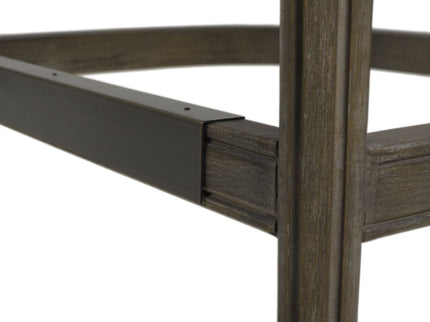 Paris - Farmhouse Counter Height Bar Stool With Backrest