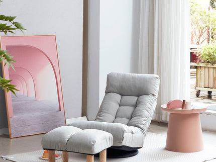 Adjustable Japanese Reclining Floor Chair Sofa With Metal Frame For Living Room