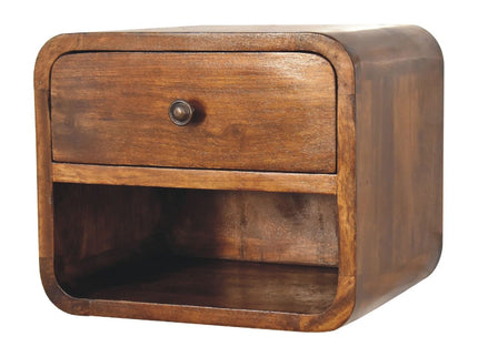 Curve Upper Slot Floating Nightstand