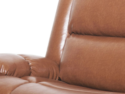 Tufted Design Wide Manual Recliner Chair