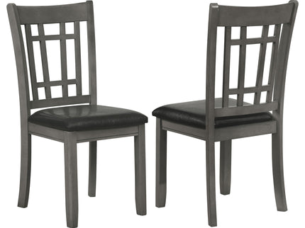 Lattice Back Side Chairs (Set of 2)