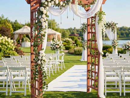 Wedding Arbor With Trellis Design