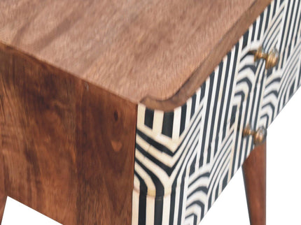 Edessa Bone Inlay Bedside