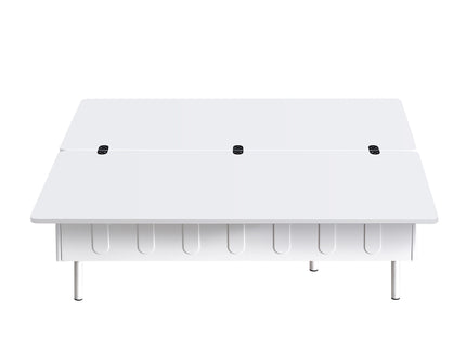 Lift Top Coffee Table With 2 Drawers With Hidden Storage Compartment For Living Room