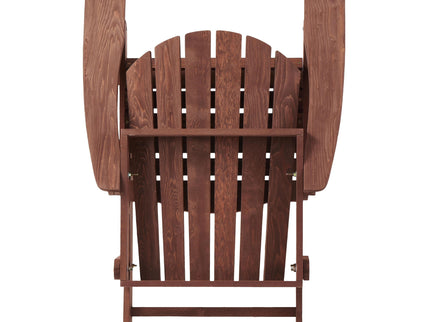Oversize Outdoor Folding Adirondack Chair, Patio Chair For Garden