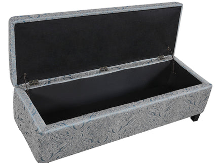 Indoor Storage Ottoman Bench With Hidden Storage - Pattern