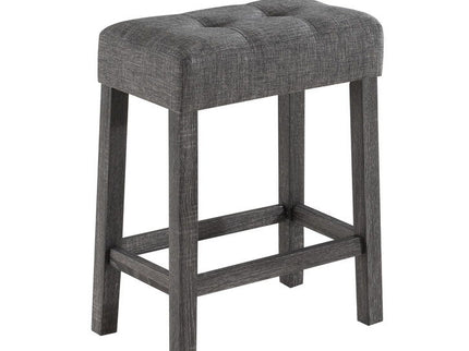 Lux - 3 Piece Counter Height Pub Table With Tufted Stools (Set of 3)