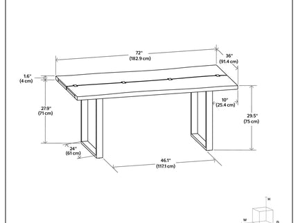 Fieldcrest - Handcrafted Dining Table
